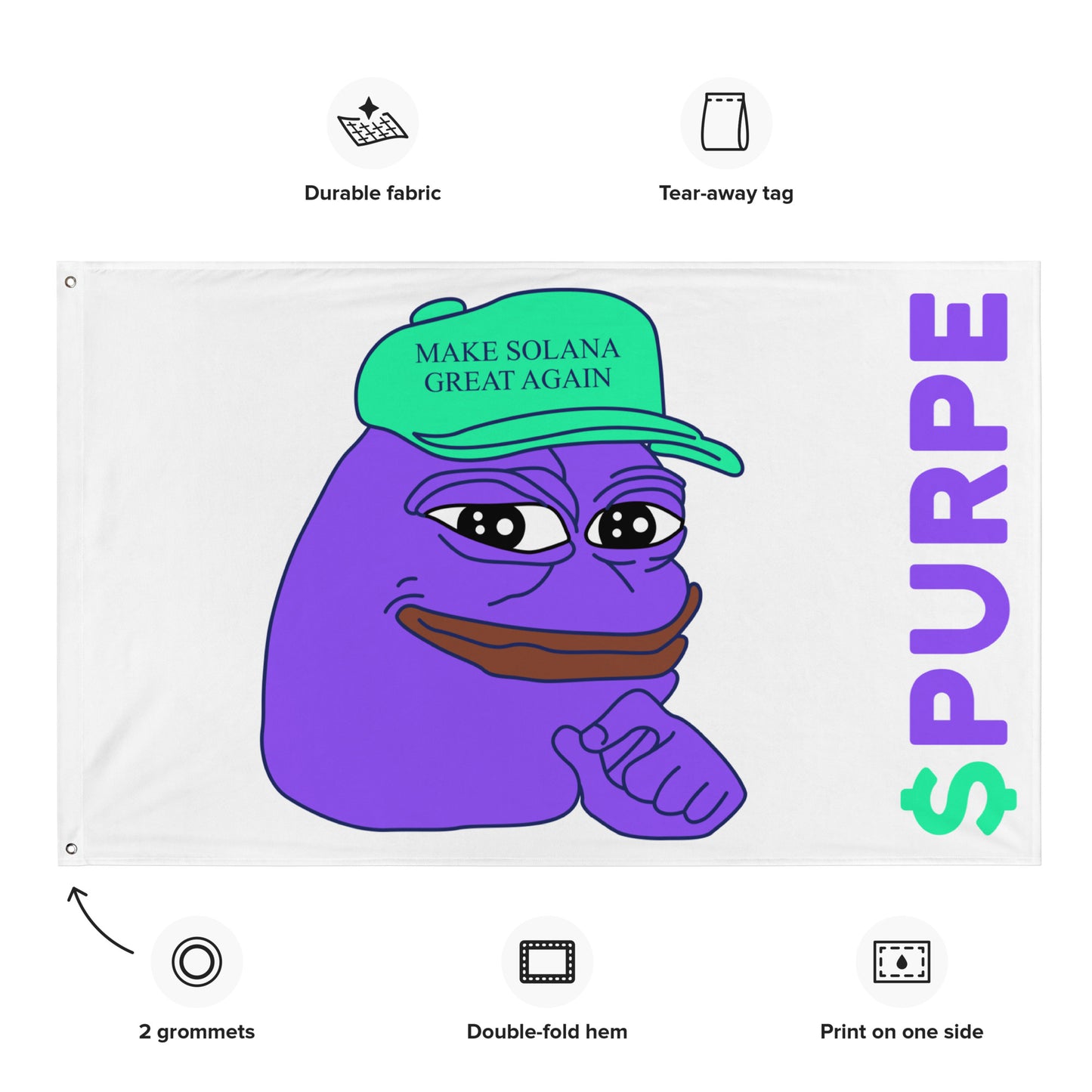 Purpe - Wall Flag