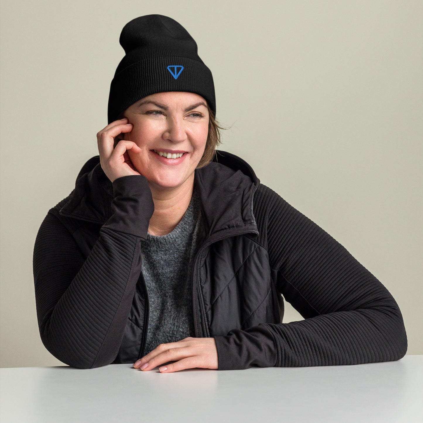 TON COIN Cuffed Beanie