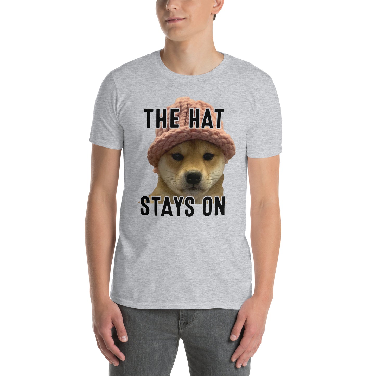 The Hat Stays On Unisex T-Shirt