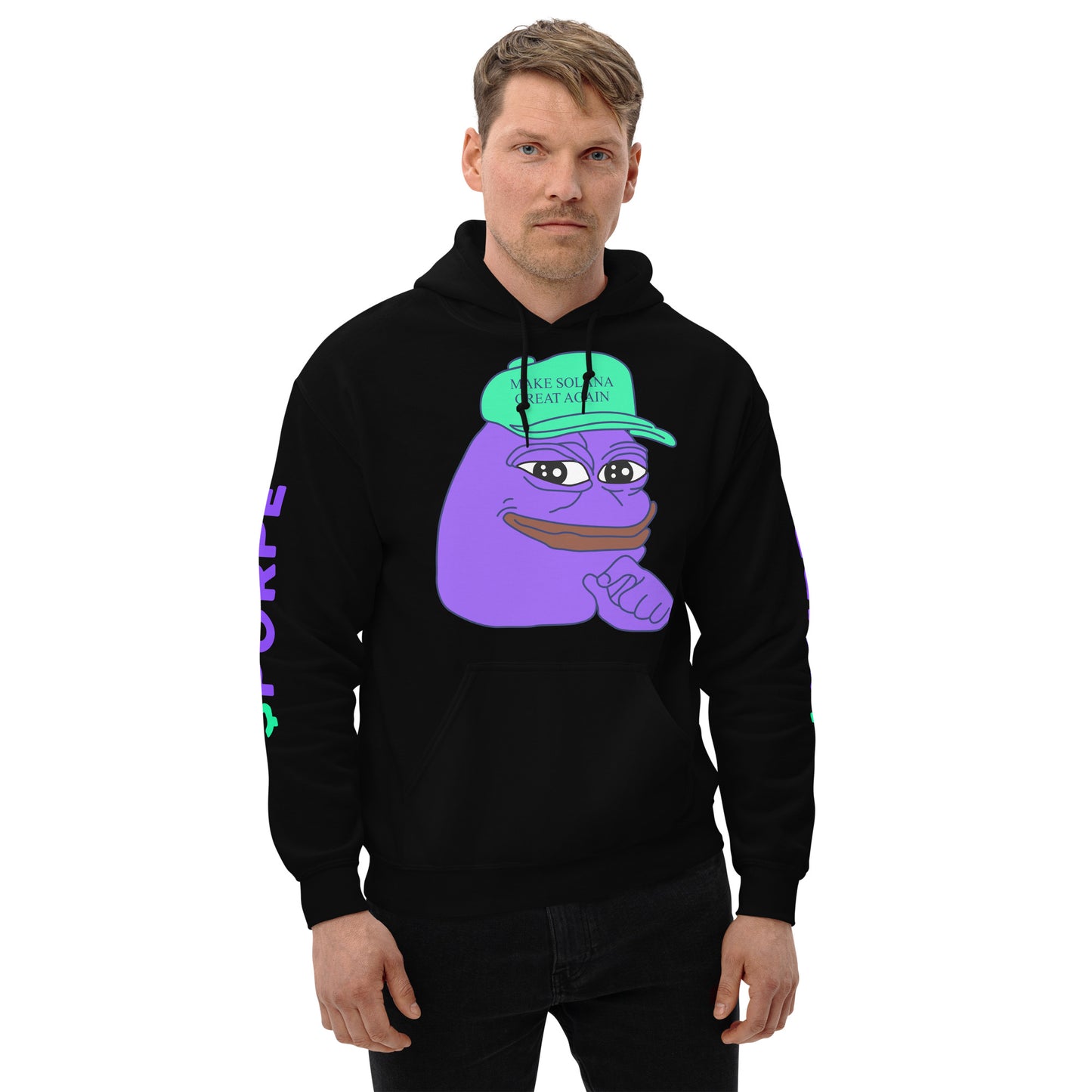 Purpe - Big Print Unisex Hoodie