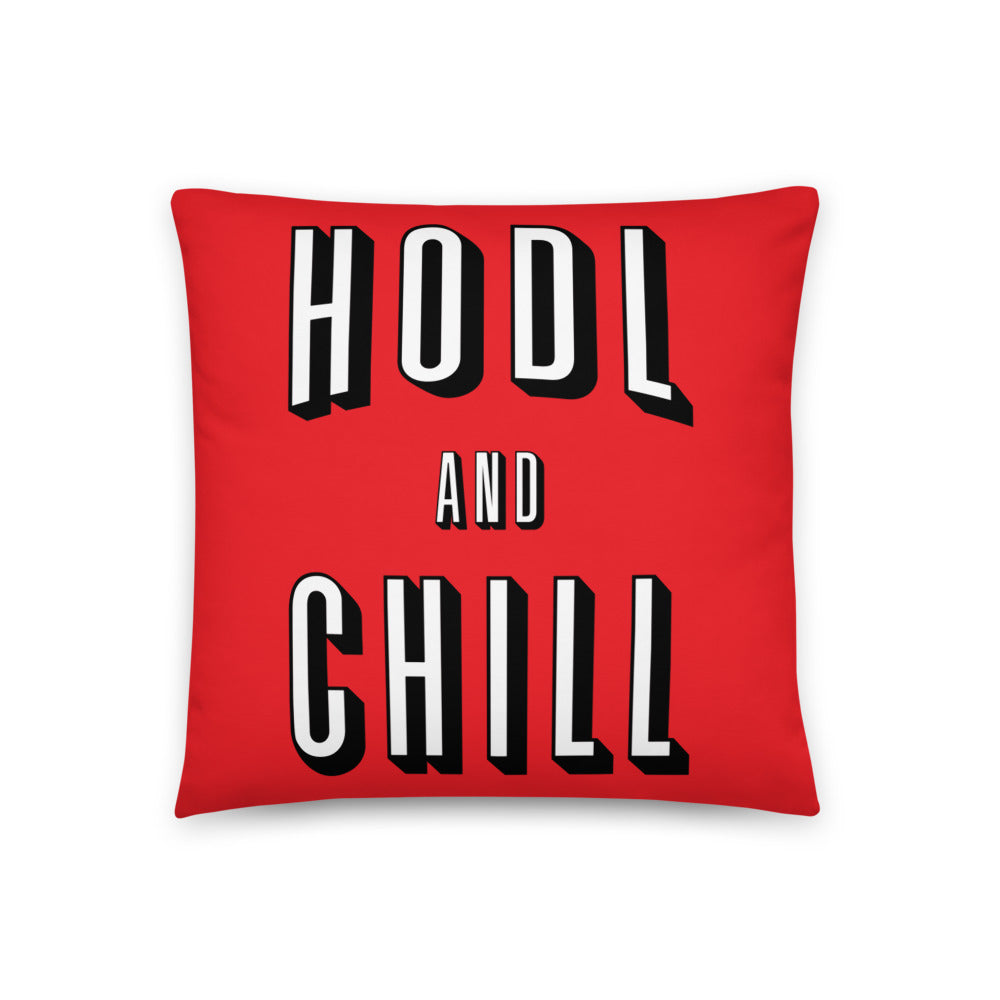 Hodl And Chill soft Pillow