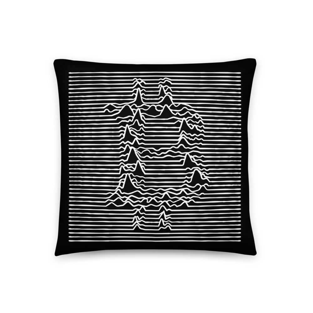 Bitcoin Waves Pillow