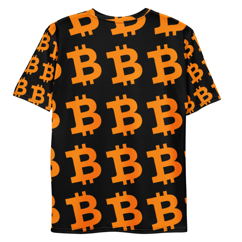 BITCOIN All Over Poly T-shirt