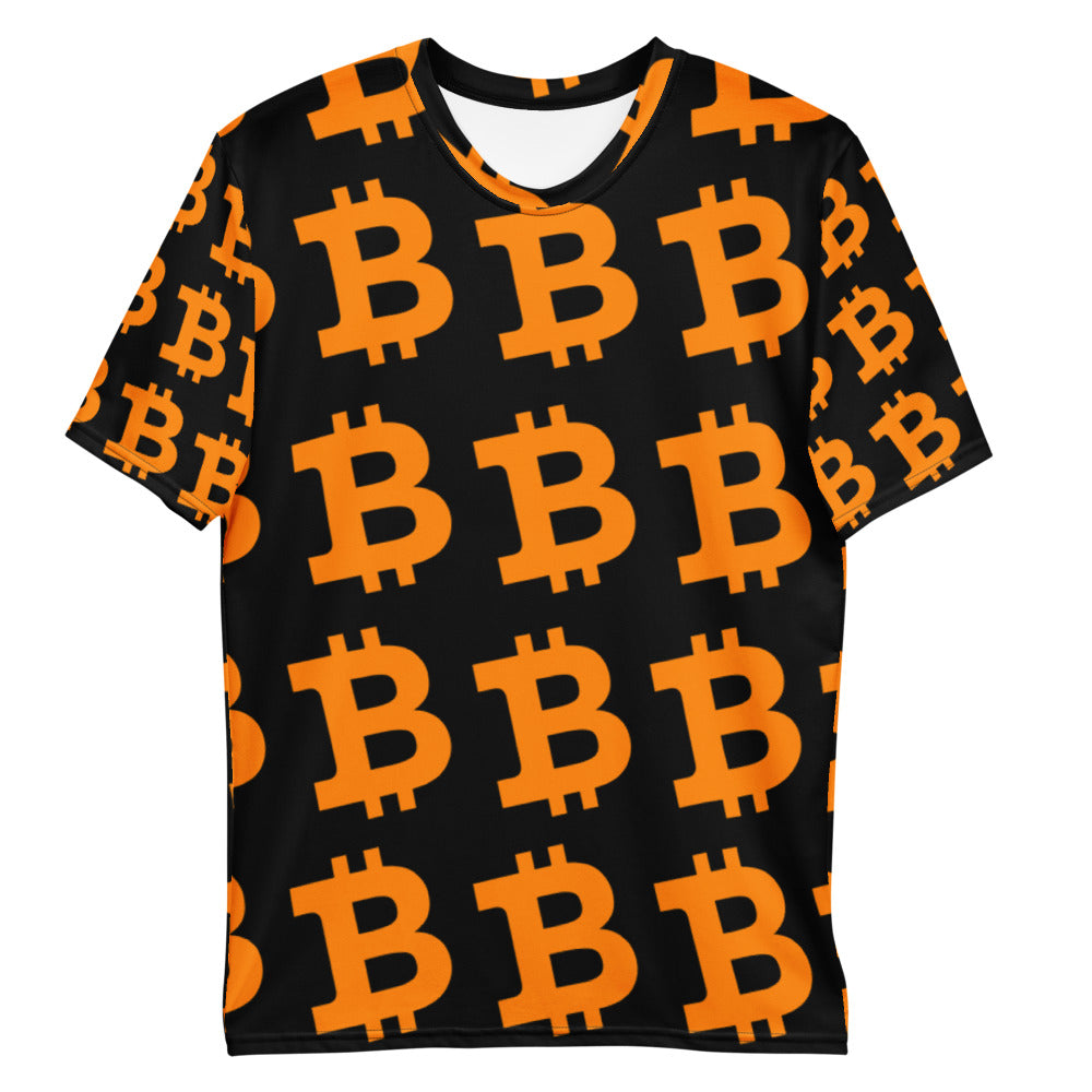 BITCOIN All Over Poly T-shirt