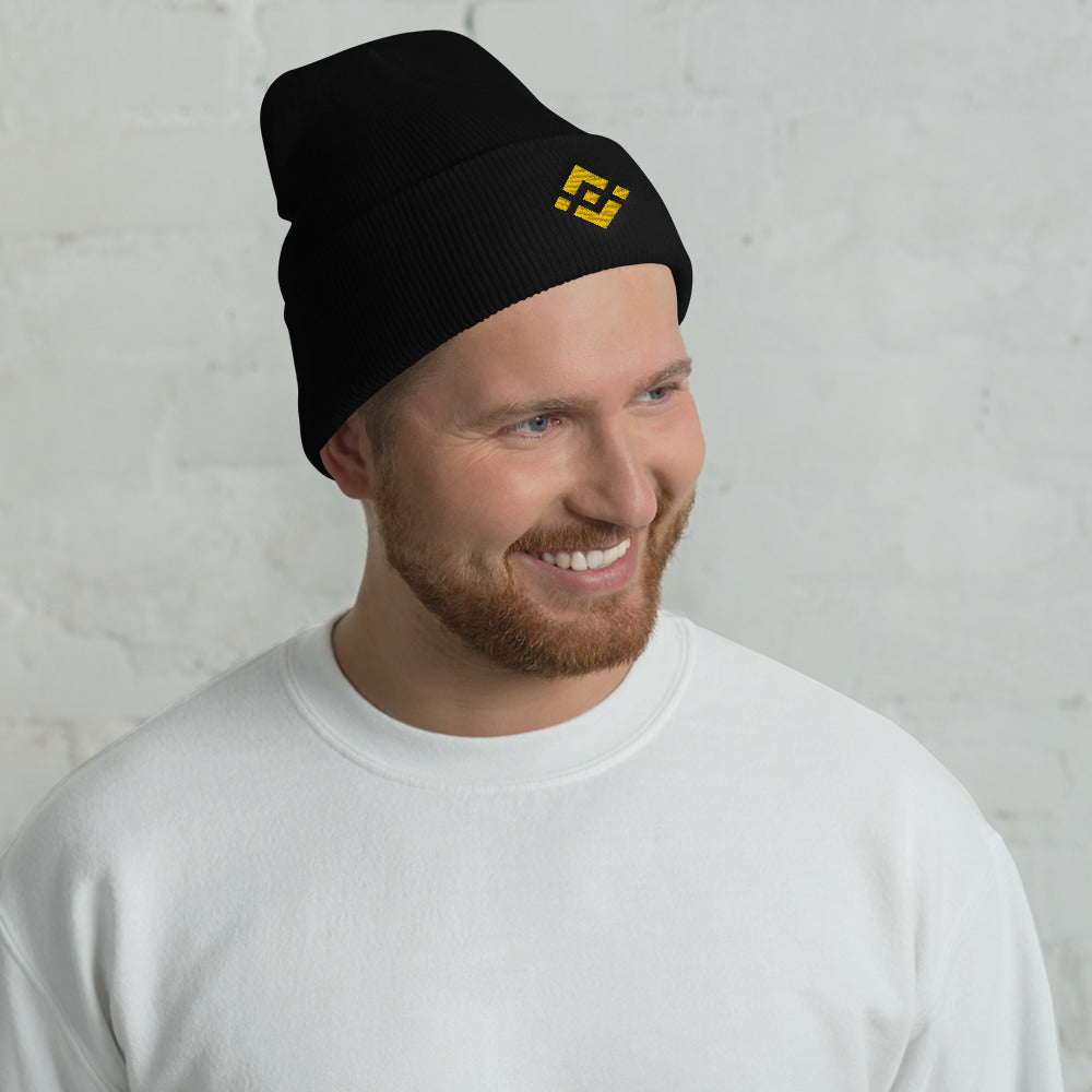 Binance Cuffed Beanie