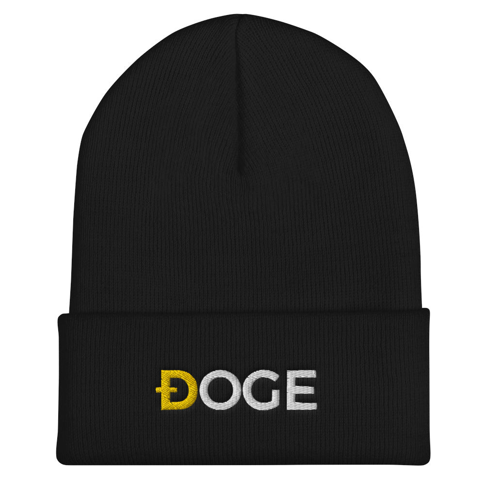 DOGE Cuffed Beanie