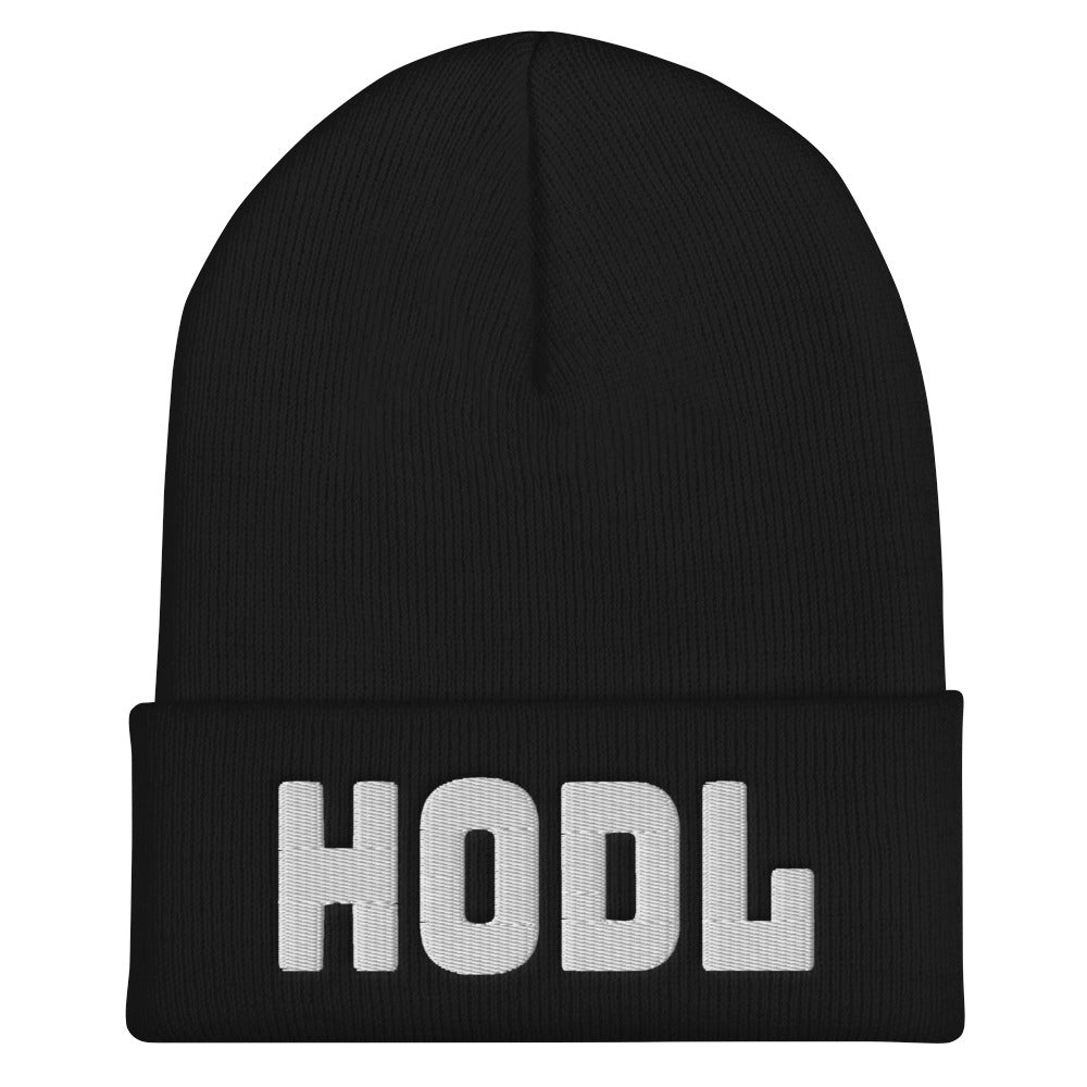 HODL Cuffed Beanie