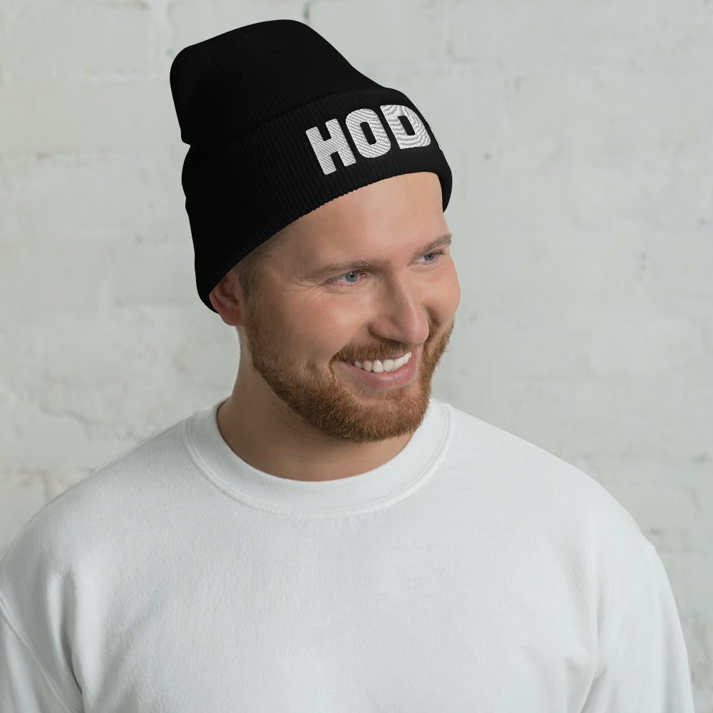 HODL Cuffed Beanie
