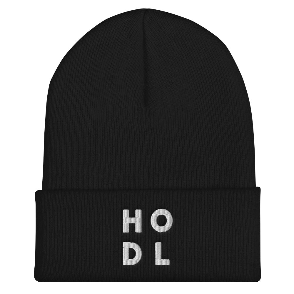 HODL Boxed Cuffed Beanie