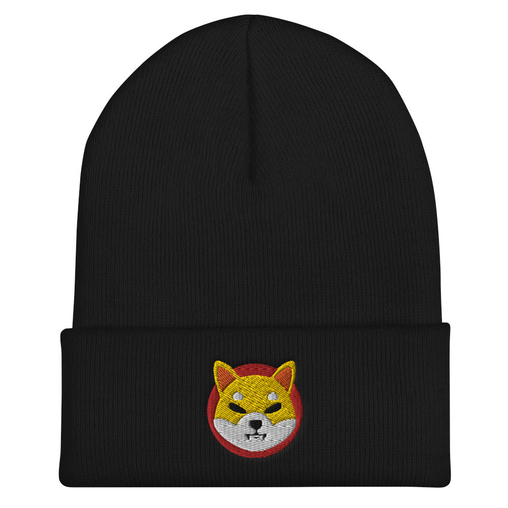 Shiba Cuffed Beanie