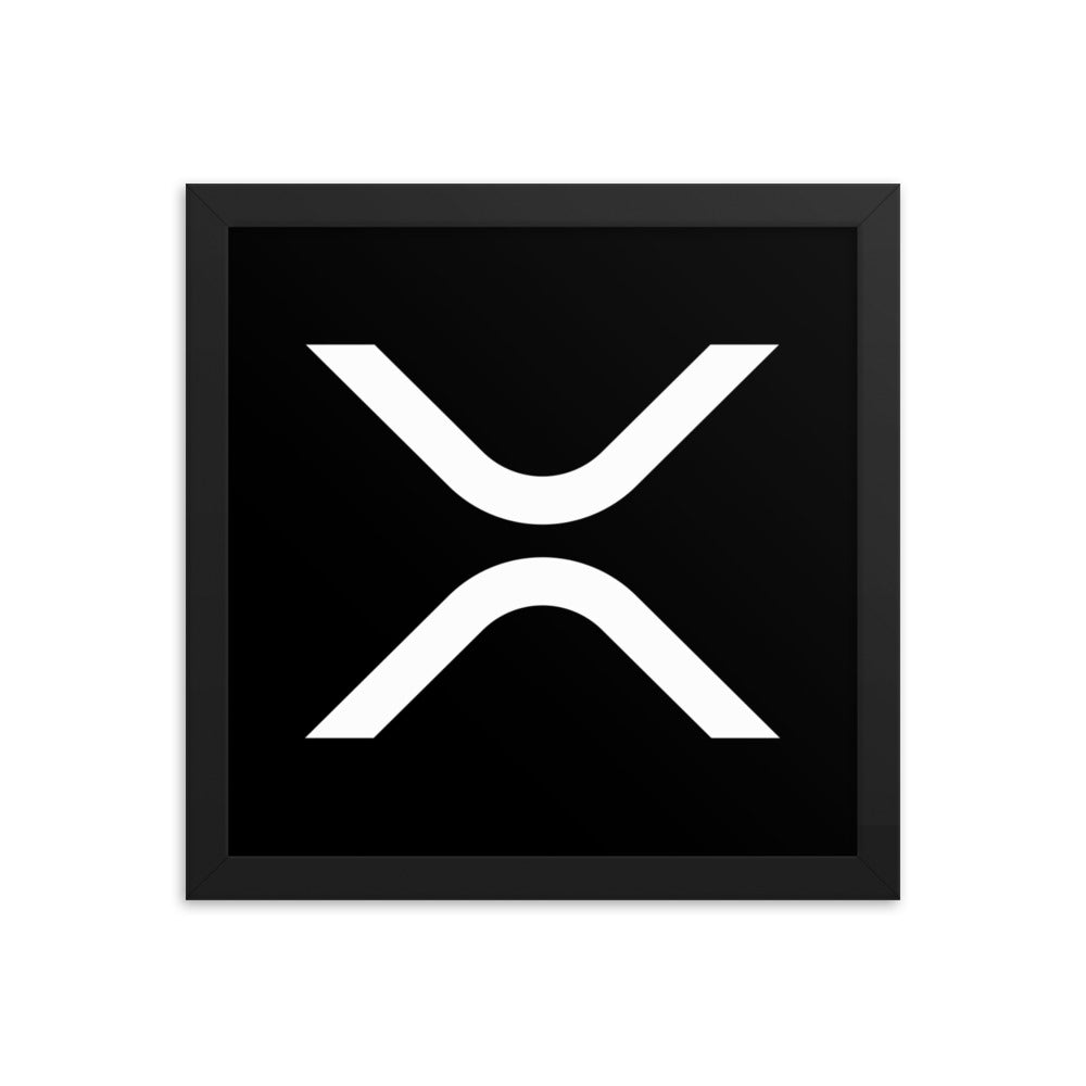 XRP Framed poster