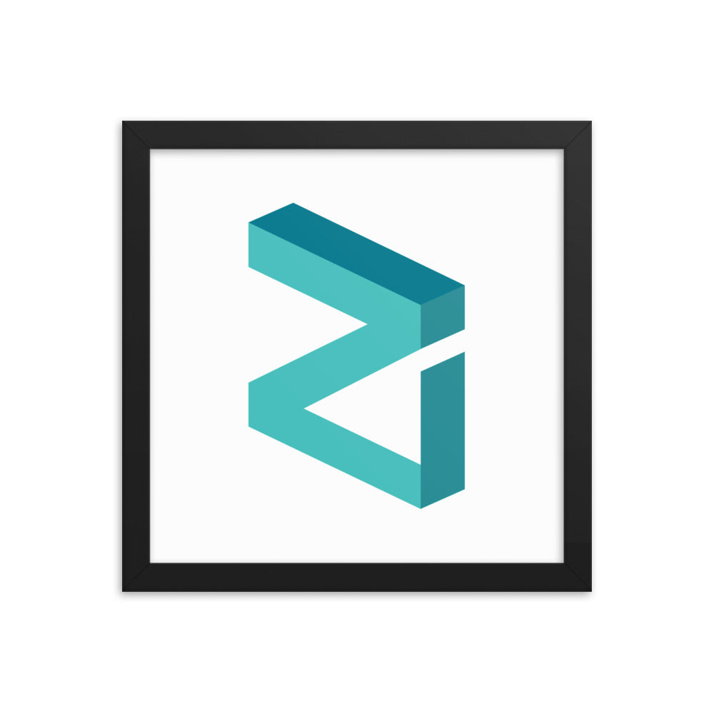 Zilliqa Framed poster