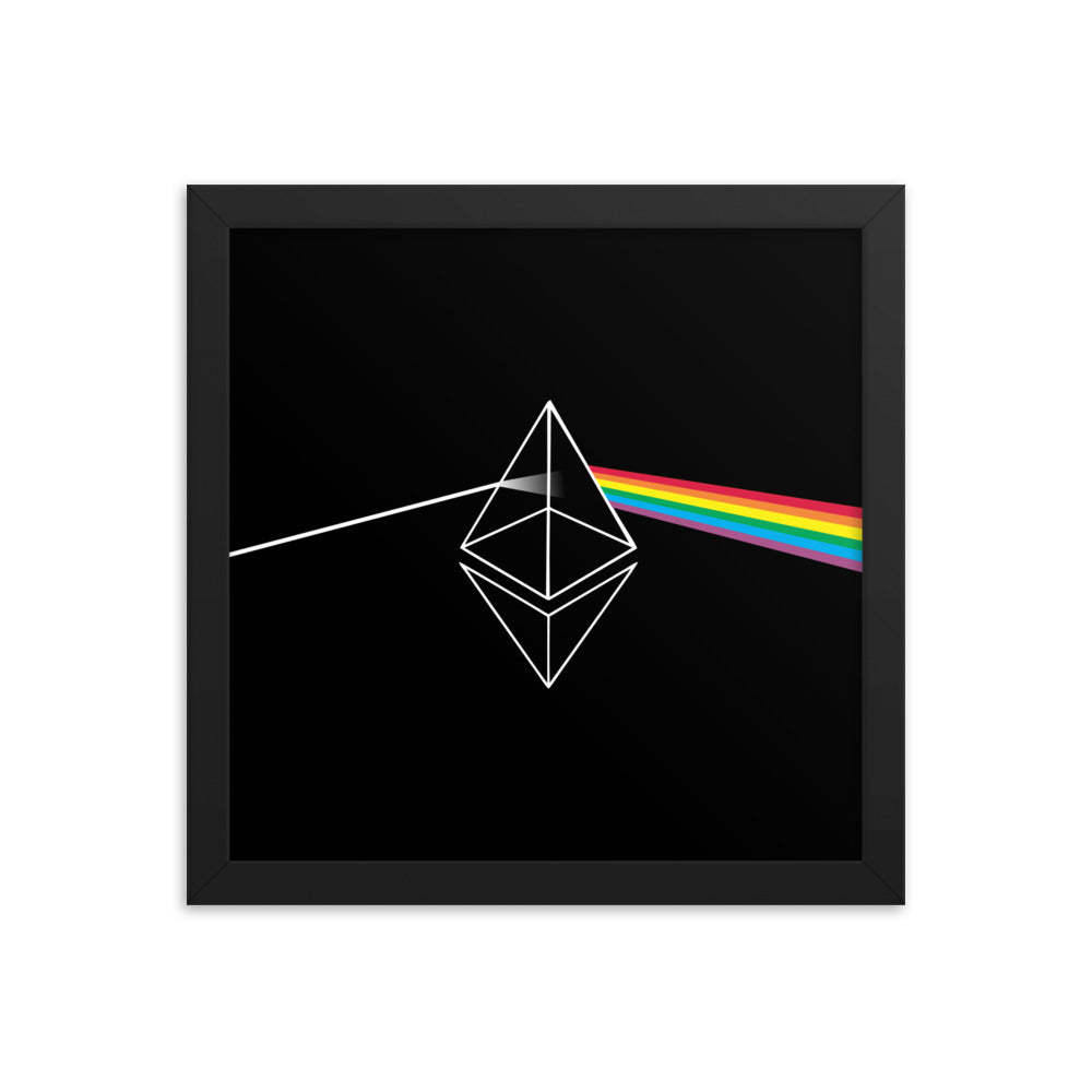The ETH Side of the Moon Framed poster