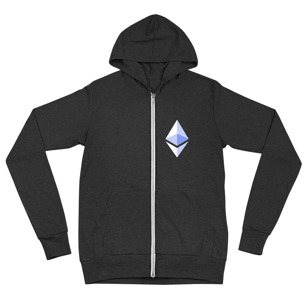 Ether Unisex zip hoodie