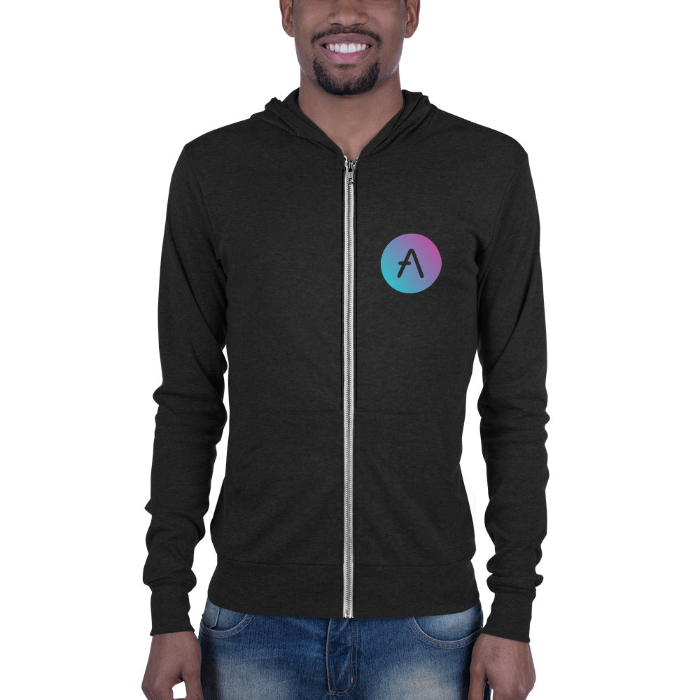 Aave Unisex zip hoodie