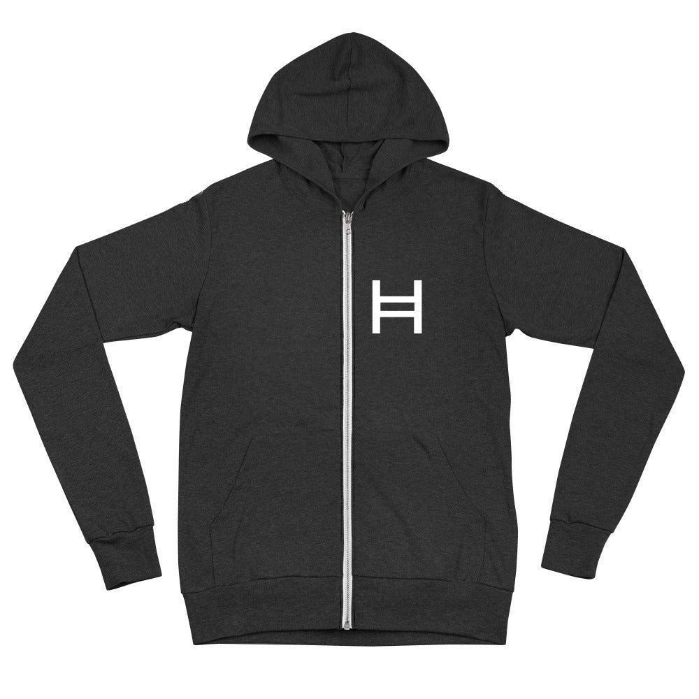 Hedera Unisex zip hoodie