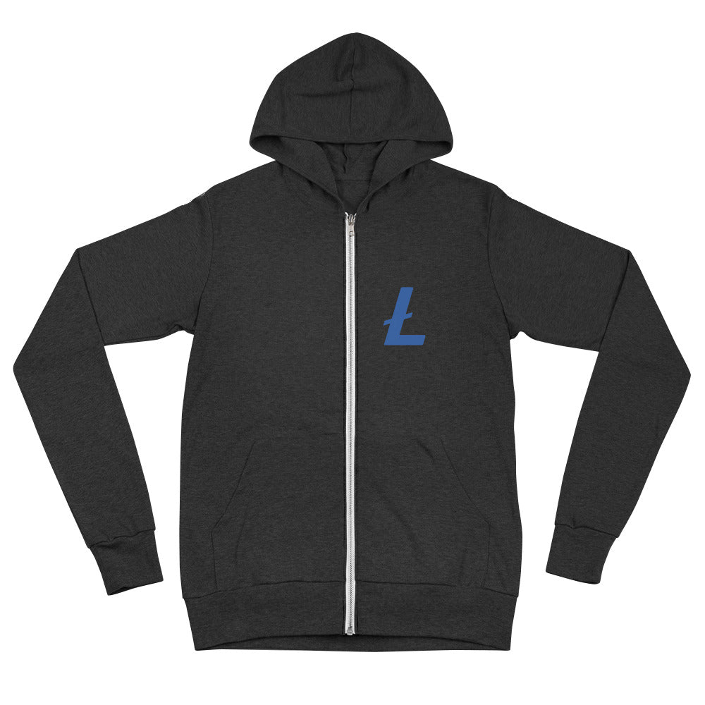 Litecoin Unisex zip hoodie