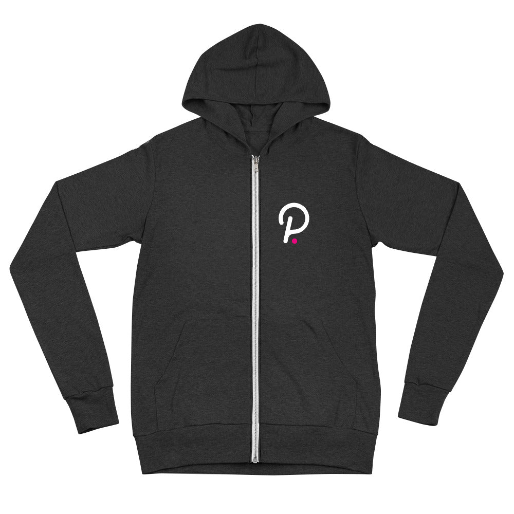 Polkadot Unisex zip hoodie