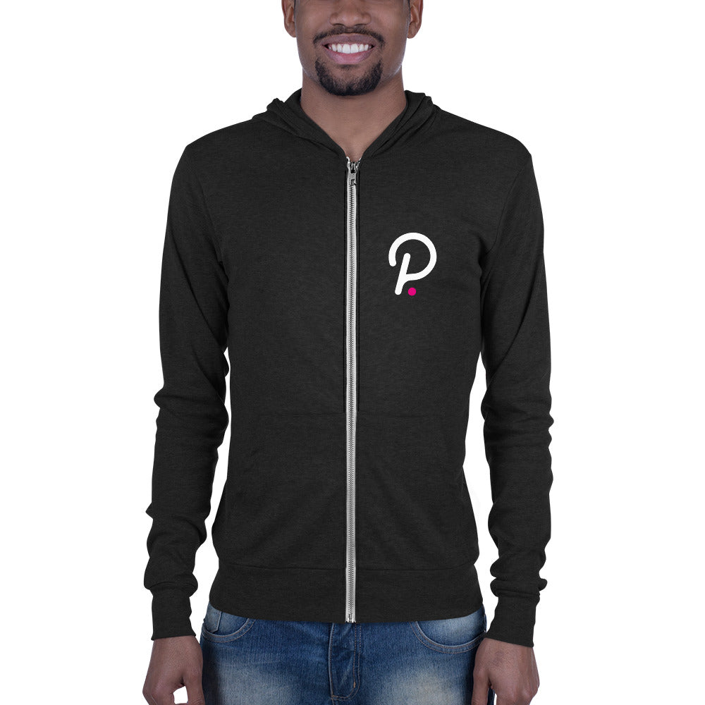 Polkadot Unisex zip hoodie