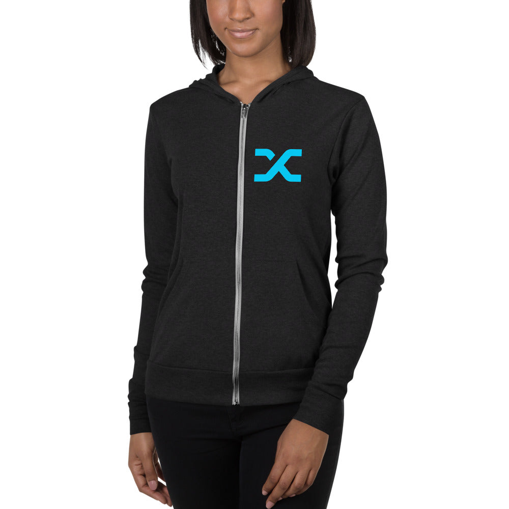 Synthetix Unisex zip hoodie