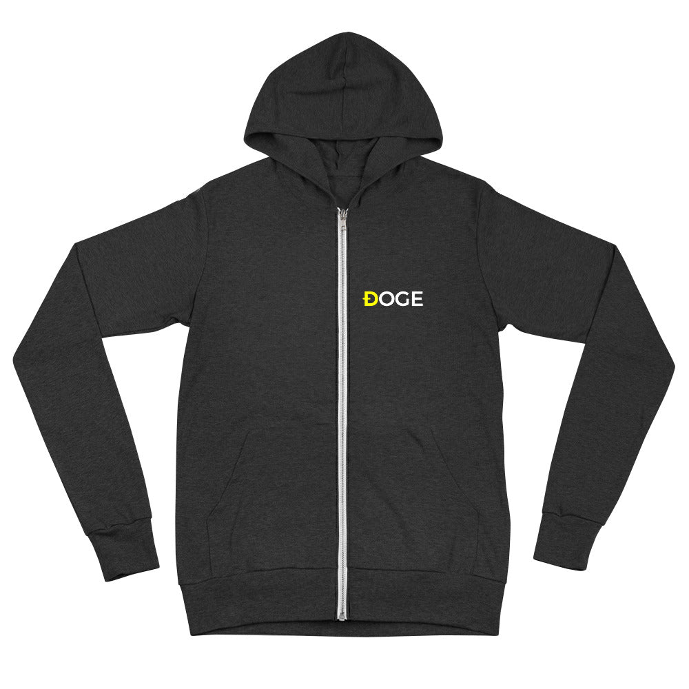 DOGE Unisex zip hoodie