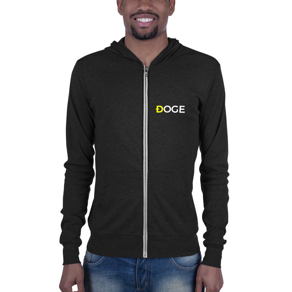 DOGE Unisex zip hoodie