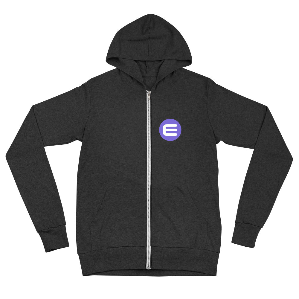Enjin Unisex zip hoodie