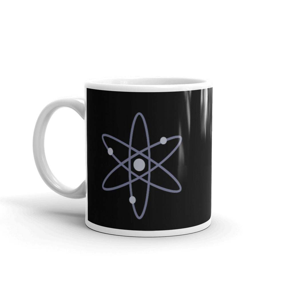 Cosmos White glossy mug