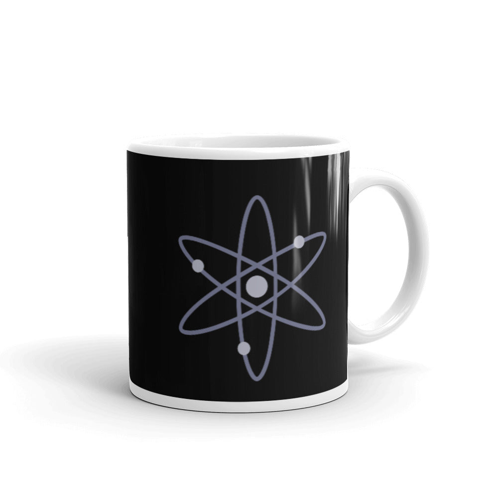 Cosmos White glossy mug