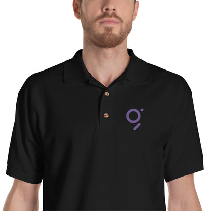 The Graph Embroidered Polo Shirt