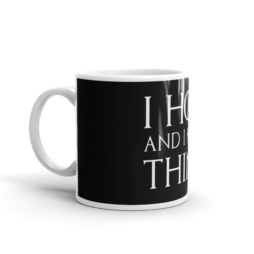 I Hodl and I Know Things glossy mug